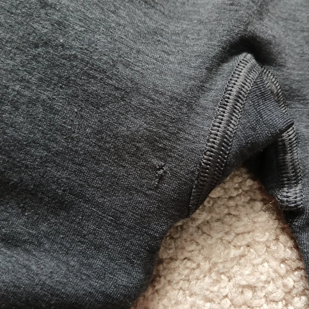 Alphalete High Rise Biker Shorts Dark Gray - Picture 6 of 6